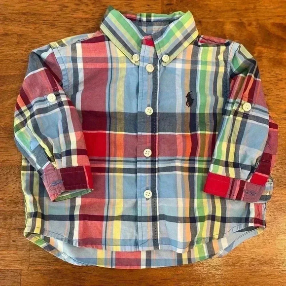 Infant Ralph Lauren Button down shirt size 3 months - Picture 1 of 5